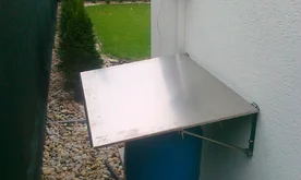 Nerezový poklop - strieška